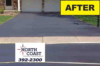 Residential After Driveway in Rochester, NY | North Coast Property Maintenance
