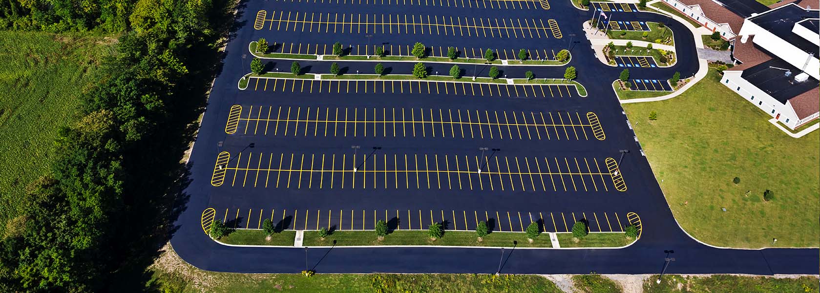 Parking Lot Striping in Rochester, NY | North Coast Property Maintenance